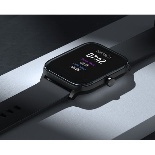 Haylou Gst Smartwatch Bluetooth 5.0  With  12 Exercise Modes 8 Languages IP68, Black