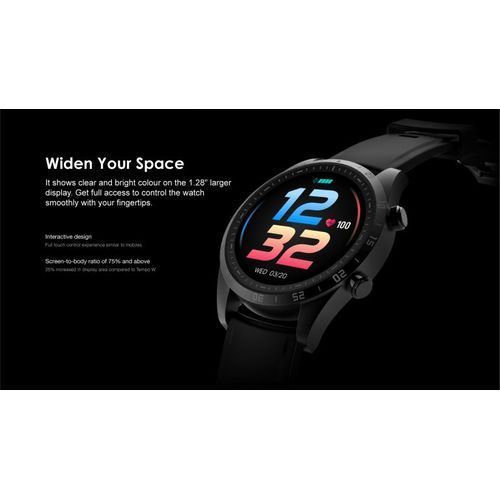 Oraimo OSW 20 Tempo Waterproof Health Monitoring Smartwatch – Black