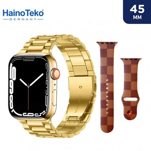 Haino Teko G8 Max Smart Watch 45MM With 2 Strap-Gold