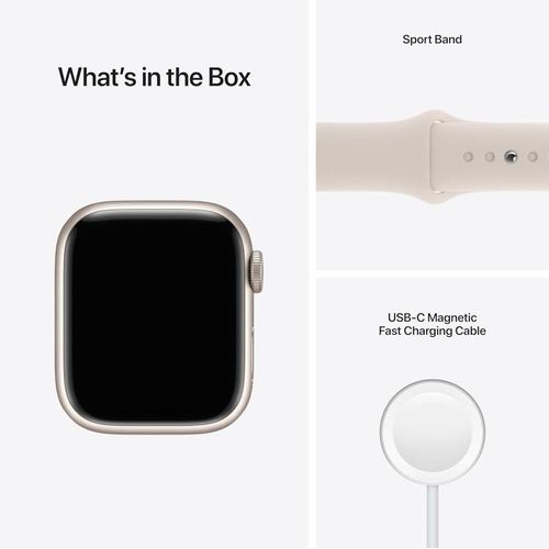 Apple Refurbished Watch Series 7 Starlight Aluminum size 45MM