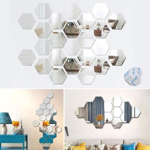Mirror Wall Stickers with Adhesive