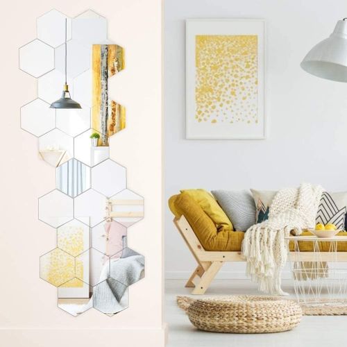 Mirror Wall Stickers with Adhesive