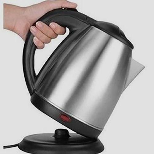 Scarlet Original stainless steel Electric 2L Kettle / Percolator steam - Silver, Black.