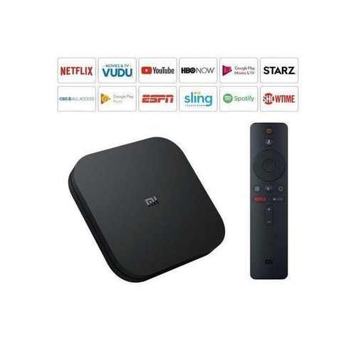 Xiaomi Mi Box S 4K HDR Android TV With Googleistant Remote Streaming Media Player, CortexA53 Quadcore 64bit, 2GB8GB, Android 8.1, EU VersionBlack