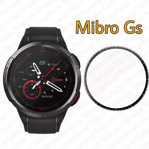 Mibo Mibro GS Smart Watch With Amoled Always On Display Black