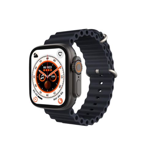 Ultra Smart Watch Plus Free Earbud - Black