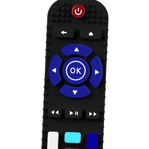 Relief Chew, Remote Control Shape 5.71'' Educational Black
