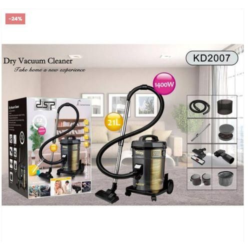 Dsp 21L Dry, 1400W Aspirator High Suction Industrial Vacuum Cleaner Black