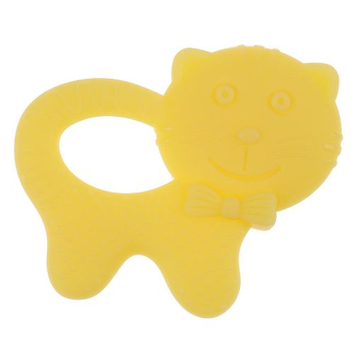 Hot   Er Silicone Soft Molar Rod Chew Toys  Yellow