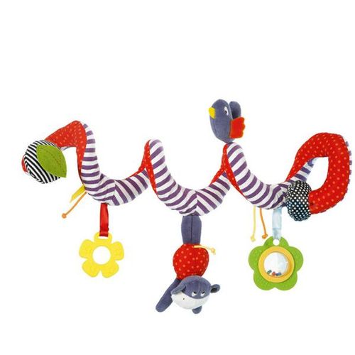 Cute Infant Baby Hanging Doll Bed Stroller Car Seat play Travel Build-in Bell