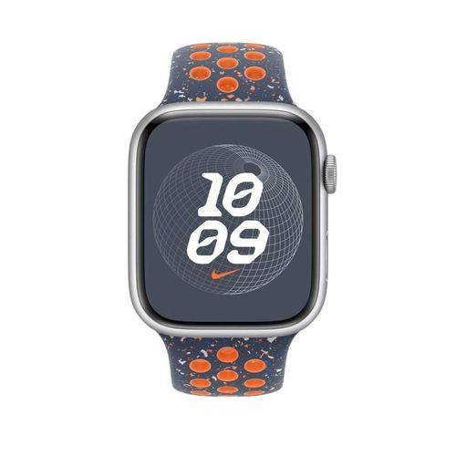 Green Lion Sport Loop Silicone Strap 42444549MM Blue Flame