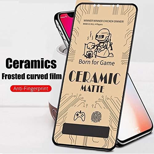 Samsung Galaxy A03 A04 s Core Matte Ceramic Screen Protector Anti Fingerprint Scratch Guard -Black