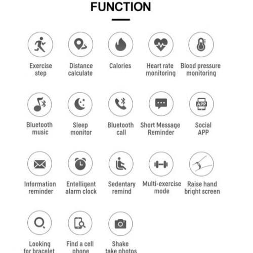 Smart Watch Multifunctional Bluetooth - Blue