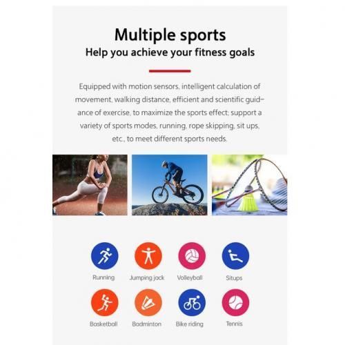 Smart Watch Multifunctional Bluetooth - Blue