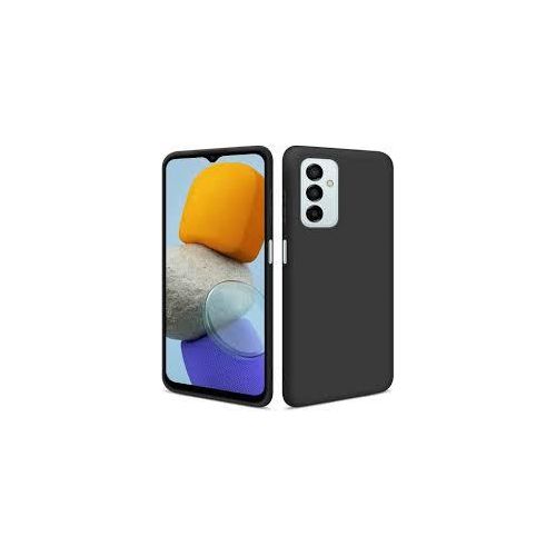 Samsung Galaxy M13, M13 5G, M23, M33, M53 Slim Ultra Soft Rubberised Back Cover Matte Silicone Flexible Camera Protection Back Case- Black