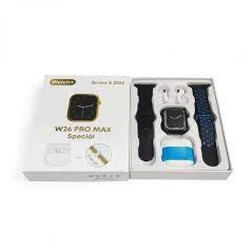 T55/w26 Pro Max 2 In 1 Smart Watch With Earphone 2023 Popular