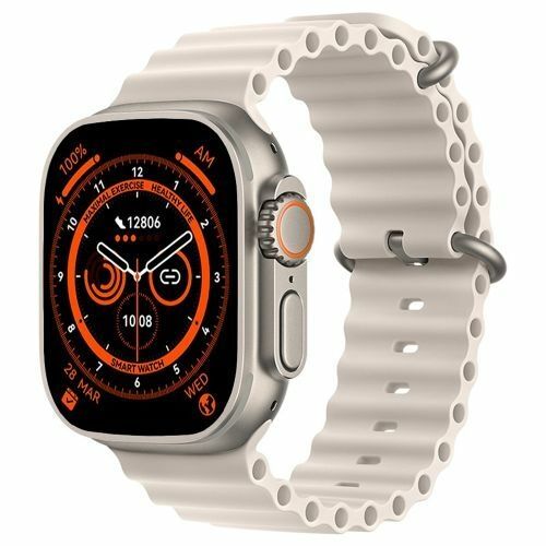 T800 Smart Watch Ultra 8 Door Access  Smartwatch Series 8-Light Grey