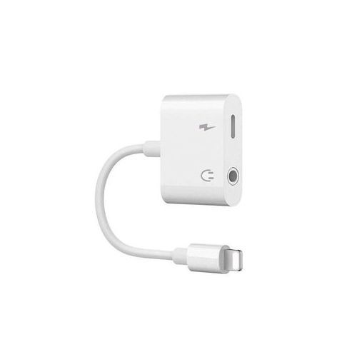Adapter Jack Splitter Dual Adaptor for iPhone for iPhone 8 Audio and Charge Adapter for iPhone for iPhone 7/8Plus/XR/X/XS/XS max Earphones