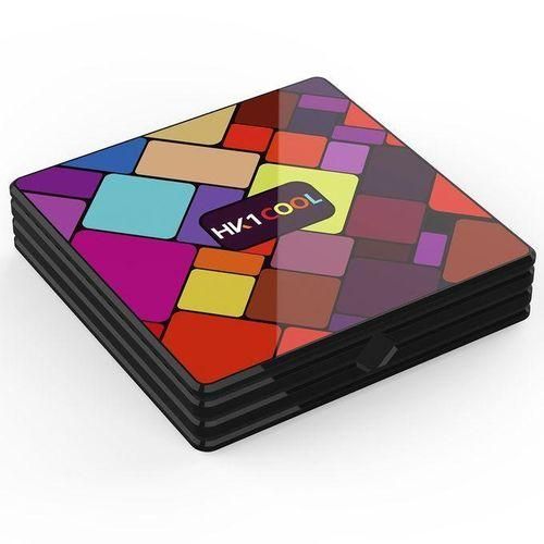 HK1COOL 4K UHD Smart TV Box With Remote Controller, Android 9.0 RK3318 Quadcore CortexA53, 4GB64GB, Support WiFi  BT  AV  HDMI  RJ45  TF Card