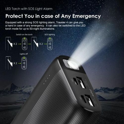 Oraimo OPB-P204D Power Bank 20000mAh Fast Charging - Black
