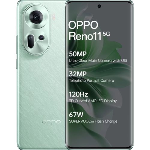 Oppo Reno11 - 6.7" 12GB RAM 256GB ROM 50MP 4800mAh - Green
