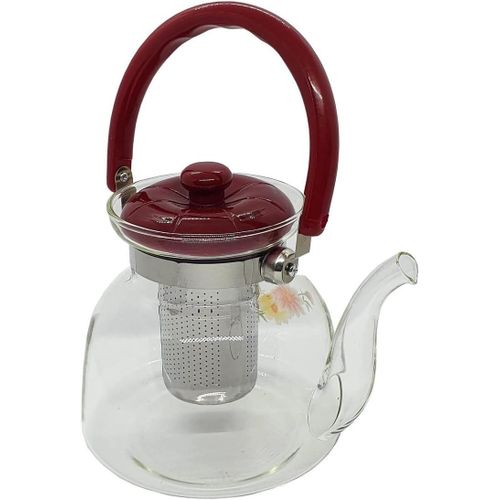 Glass Kettle with Handle and Tea Infuser - 500ML