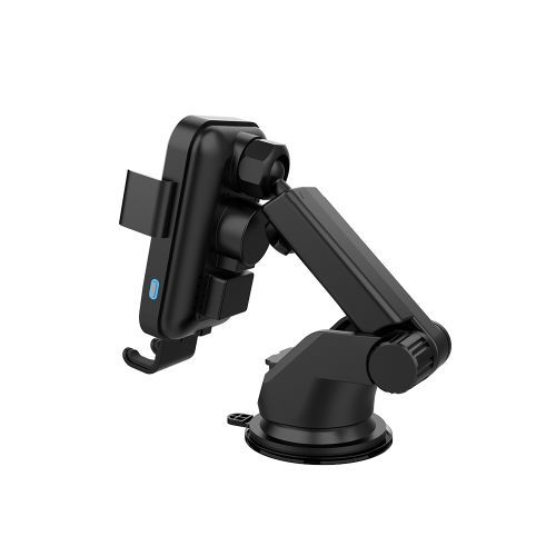 Powerology Car Mount 15W Fast-Wireless Charger - Black