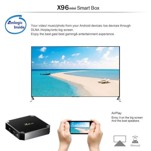 X96 Mini TV Box RK3228 Quad Core Android 10.0 4G WiFi HD 4K H. 265 HDR10 Smart Media Player 3D home theater 2GB 64GB Iptv TV NFLE