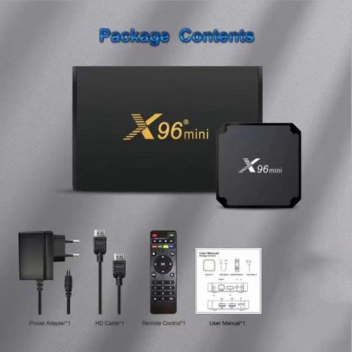 X96 Mini TV Box RK3228 Quad Core Android 10.0 4G WiFi HD 4K H. 265 HDR10 Smart Media Player 3D home theater 2GB 64GB Iptv TV NFLE