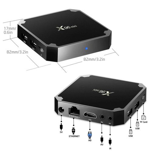 X96 Mini TV Box RK3228 Quad Core Android 10.0 4G WiFi HD 4K H. 265 HDR10 Smart Media Player 3D home theater 2GB 64GB Iptv TV NFLE