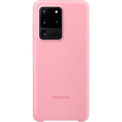Samsung Galaxy S20, S20 Plus, S20 Ultra, S21, S21 Plus, S21 Ultra, S22, S22 Plus, S22 Ultra S23, Plus Ultra Silicone Case,Soft Touch Premium Liquid Rubber Shockproof Phone Cover- Pink