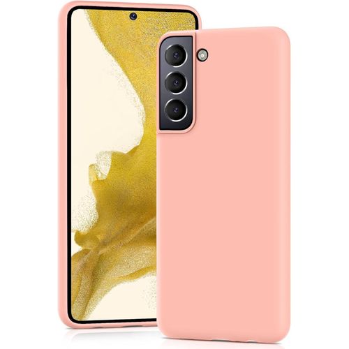 Samsung Galaxy S20, S20 Plus, S20 Ultra, S21, S21 Plus, S21 Ultra, S22, S22 Plus, S22 Ultra S23, Plus Ultra Silicone Case,Soft Touch Premium Liquid Rubber Shockproof Phone Cover- Pink