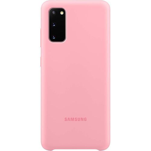 Samsung Galaxy S20, S20 Plus, S20 Ultra, S21, S21 Plus, S21 Ultra, S22, S22 Plus, S22 Ultra S23, Plus Ultra Silicone Case,Soft Touch Premium Liquid Rubber Shockproof Phone Cover- Pink