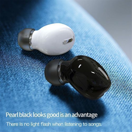 Wireless Earphone In Ear Bluetooth 5.0 Earphone 3D Stereo Earbuds X9 Mini Invisible _ Black