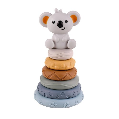 Stacking Rings Teether Toy Teething  for Training with koala