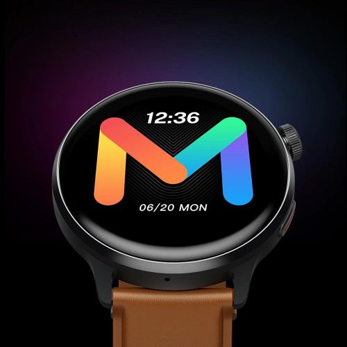 Mibro Lite 2 Bluetooth Calling Smart Watch -DUal Leather Straps-Black