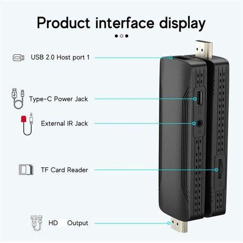 H313 TV Box Stick Android TV HDR Set Top OS 4K BT5.0 WiFi 6