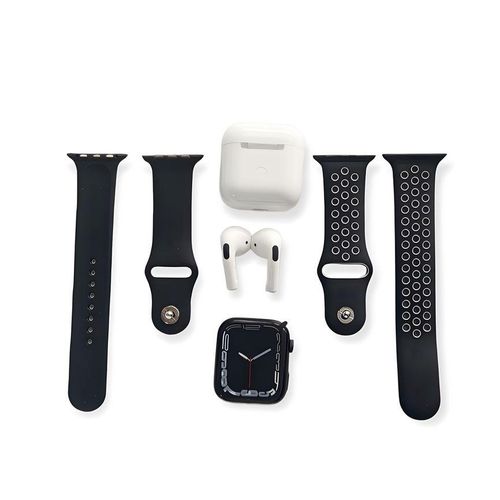 W Series Smart Watch And Free Airpods  With Extra Strap - Multi-Color