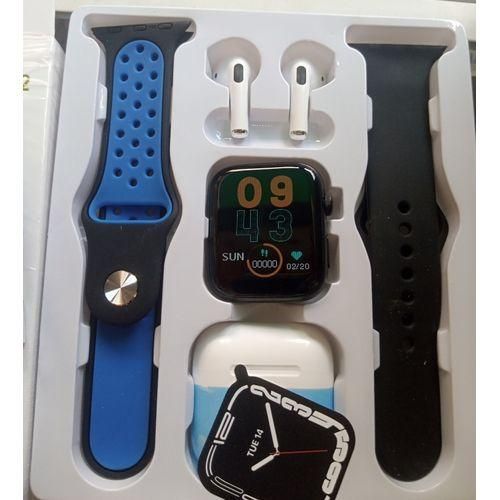 W Series Smart Watch And Free Airpods  With Extra Strap - Multi-Color