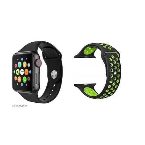 W Series Smart Watch And Free Airpods  With Extra Strap - Multi-Color