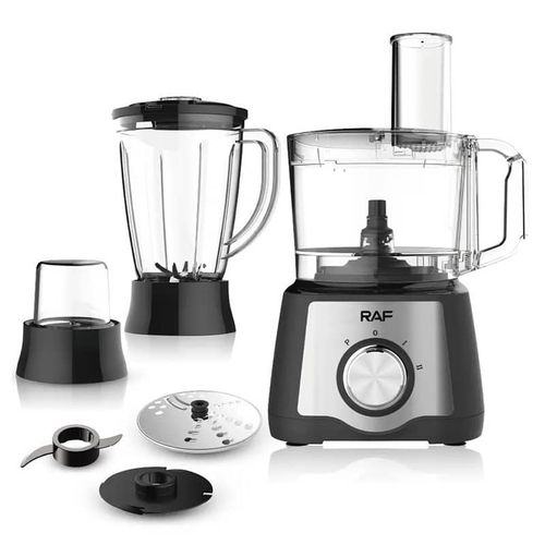 RAF 7 In 1 Multifunctional Food Processor Vegetable Chopper Fruit  Blender Meat Grinder Mincer Juicer Slicer Extractor- Multicolor