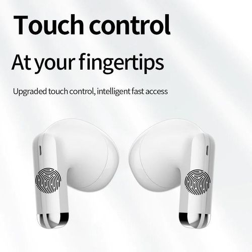 Amaya Original Earbuds TK04 High Grade 20hrs Play Time Wireless Sports Airpods BT 5.3, 1Year Warranty- White