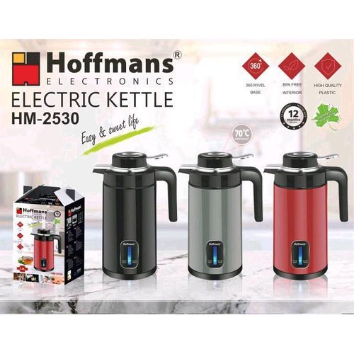 Hoffmans Electric Kettle Hm-2530 - Black