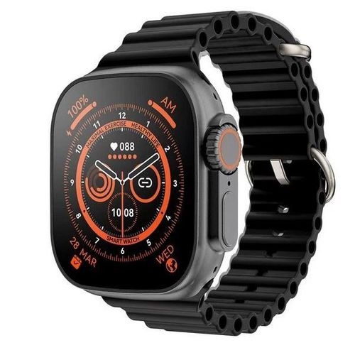 Ultra Fitness Tracker Smart Watch - Black