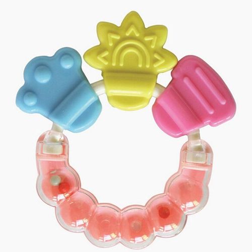 Fashion Baby Rattle Teether Silicon Infant Molar Tooth Care Bed Bell Rattles Pacifier Toys Children Shaker Gifts NO5302