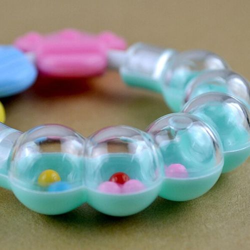 Fashion Baby Rattle Teether Silicon Infant Molar Tooth Care Bed Bell Rattles Pacifier Toys Children Shaker Gifts NO5302