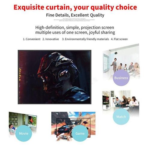 60/72/84/100/120/150 Inch Foldable Projection Screen 16