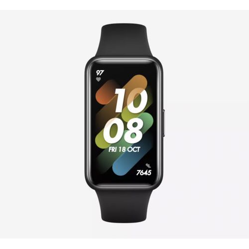 Huawei Band 7 Smart Watch Ultra-Thin Design, Automatic Sp02, Long Battery Life - Black
