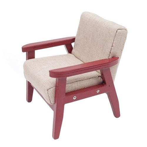 112 Miniature Single Sofa Arm Chair  Dolls Couch,Yello