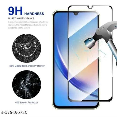 Samsung Galaxy A55 5G 2pcs Tempered Glass Screen Protector Guard  Full Screen Coverage with Easy Installation Kit